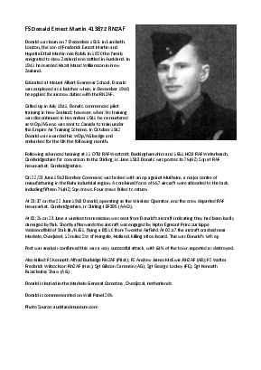 A preview of a PDF biography for Martin, Donald Ernest